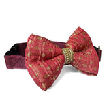 Gaurii Dog Festive Brocade Bow Tie - Utsava collection