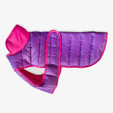 Dog Winter Puffer Jacket - Purple thatdogintuxedo