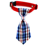 Royal Plaid Dog Necktie Collar thatdogintuxedo