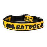 Batdog Dog Collar and Leash Set thatdogintuxedo