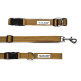 TDIT Basics - Dog Nylon Collar & Adjustable Leash Set - Beige