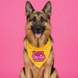 I am Insta Famous Dog Embroidered Bandana