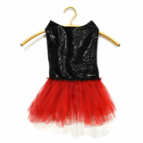 Glitterati Tutu Dress/Gown - Black/Red