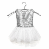 Glitterati Tutu Dress/Gown - Silver