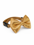 Glitterati Dog Bow Tie - Golden