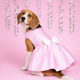 Evening Party Dog Dress/Gown - Pink