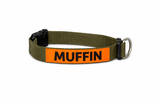 Personalised Name Collar - Green