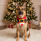 Santa Claus Costume Christmas Dog Reversible Dog Bandana