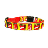 Cola and Fries Adjustable Dog Collar