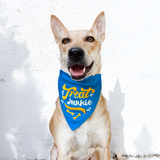 Treat Junkie Dog Embroidered Bandana thatdogintuxedo