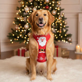 Santa Claus Costume Christmas Dog Body Mesh Harness
