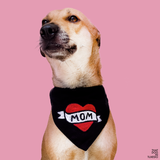 Mom Embroidered Dog Bandana