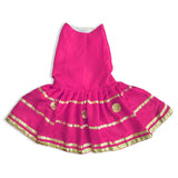 Padmavati Silk Gota Dog Dress - Pink