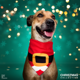 Santa Claus Costume Christmas Dog Reversible Dog Bandana
