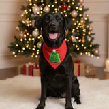 Christmas Tree Dog Bandana thatdogintuxedo