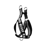 Reflectors - An Easy Walk & Step In Harness with Name Patch | Black