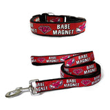 Babe Magnet Dog Collar and Leash Set