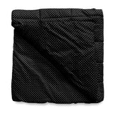 Black Polka dots Snooze Winter Blanket/Comforter/Mat
