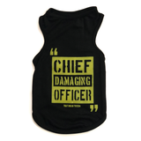 That Dog In Tuxedo Chief Damaging Officer  Dog T-shirt