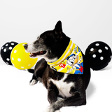 TDIT X Disney Donald Duck Reversible Dog Bandana with collar That Dog In Tuxedo