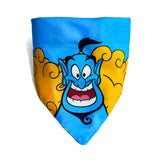 TDIT X Disney Genie/Official Wish Granter Reversible Dog Bandana with collar