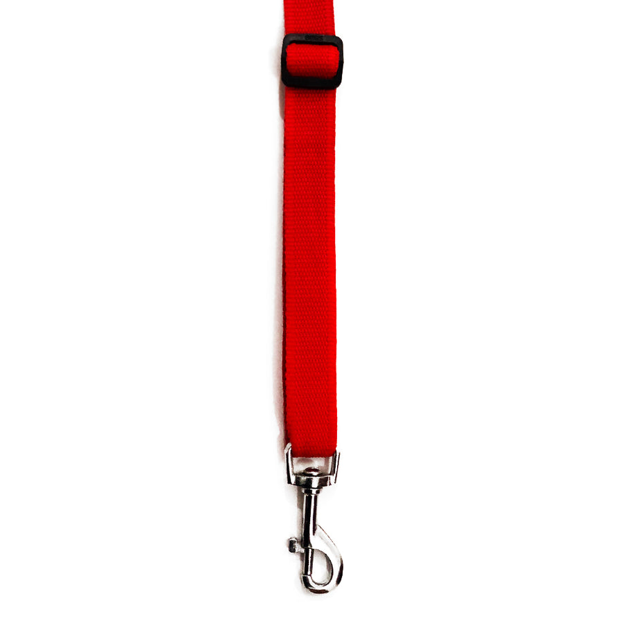 TDIT Adjustable Nylon Dog Leash - Red thatdogintuxedo
