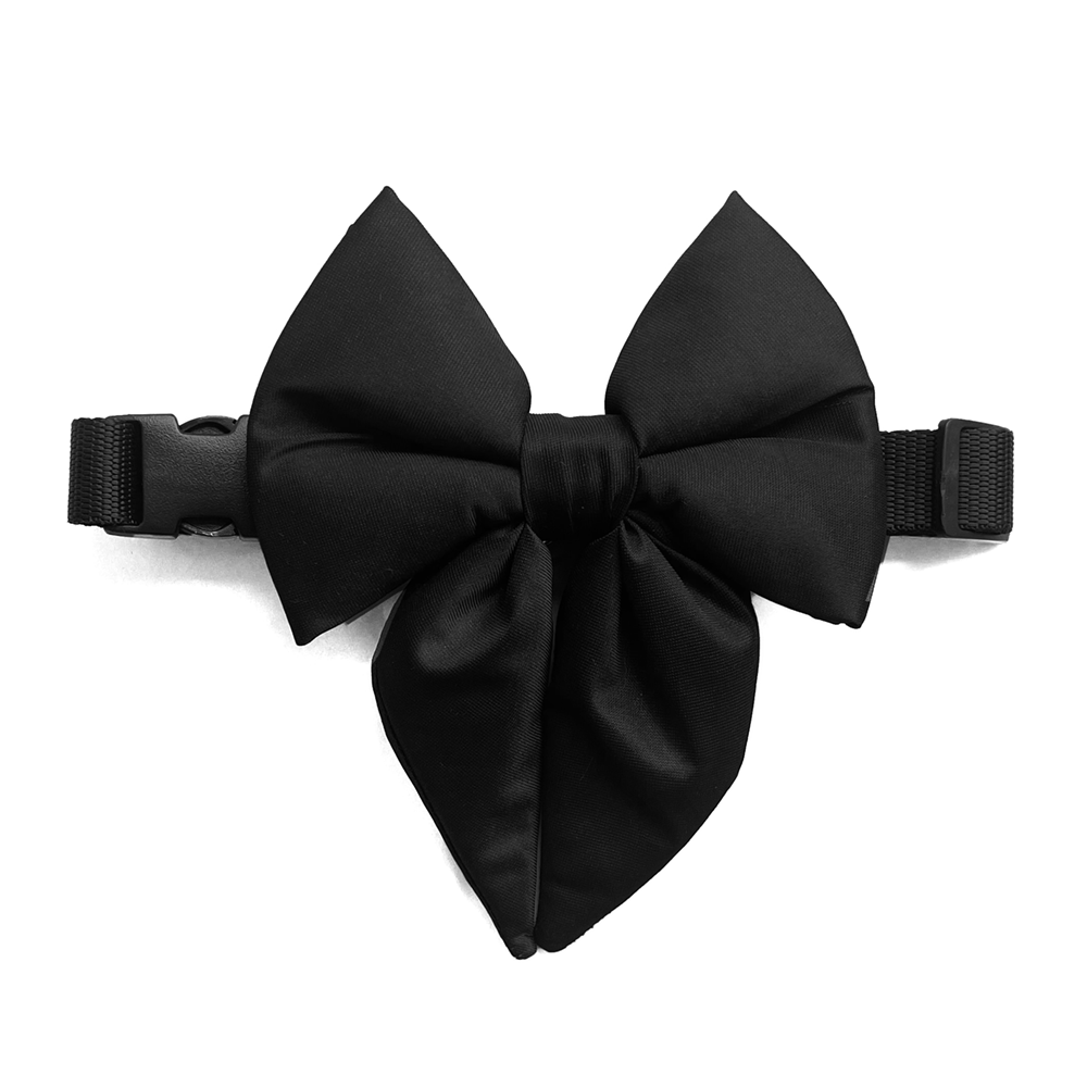 Black Sailor Dog Bow Tie Collar thatdogintuxedo