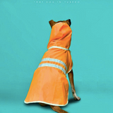 Pawdington Hoodie Dog Raincoat - Neon Orange