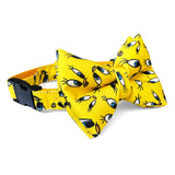 TDIT X Looney Tunes Tweety Dog Bow Tie Collar That Dog In Tuxedo