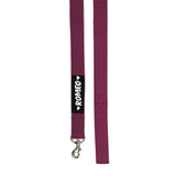 Personalised Name Patch Leash - Wine