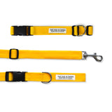 TDIT Basics - Dog Nylon Collar & Adjustable Leash Set - Yellow